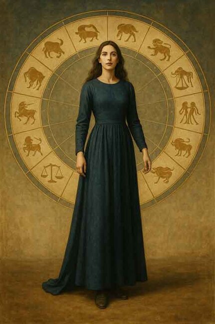 destiny - fate - woman and zodiac - ai-generated destiny - fate - woman and zodiac - ai-generated