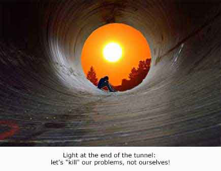 Suicide - light at the end of the tunnel